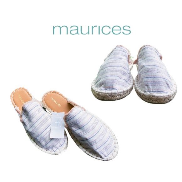 Maurices Shoes - NWT Maurice’s striped slip on espadrilles sz 7